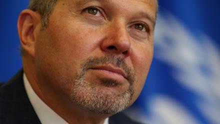 Le secrétaire général de l'Organisation maritime internationale (OMI), 
Arsenio Dominguez.