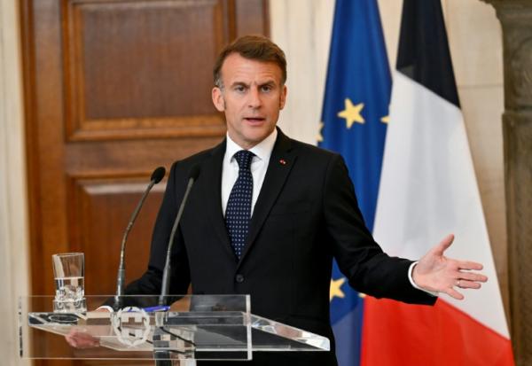 Emmanuel Macron à Athènes le 25 avril 2026