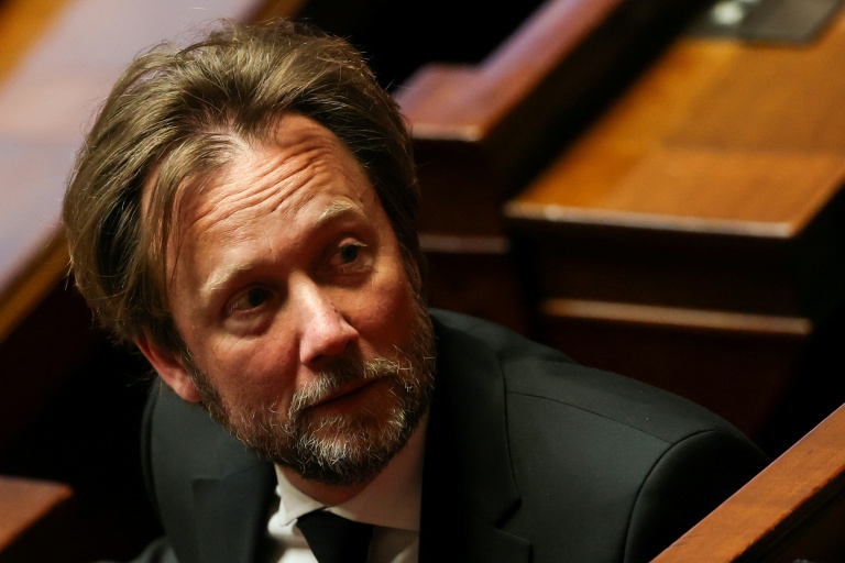 Le président du groupe PS à l'Assemblée, Boris Vallaud, le 31 mars 2026 à l'Assemblée nationale à Paris