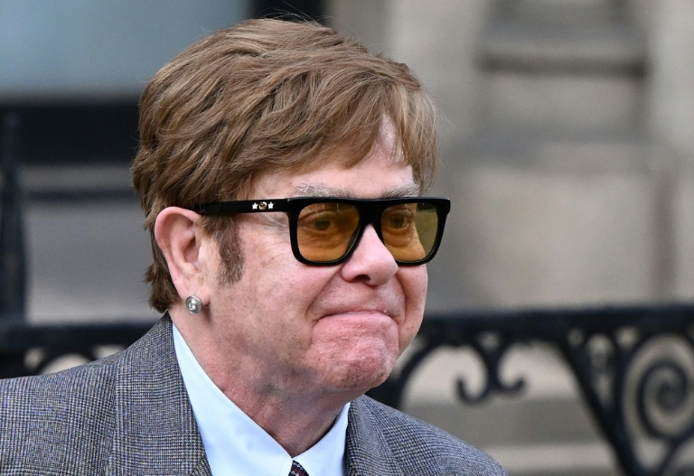 Elton John à Londres le 27 mars 2023