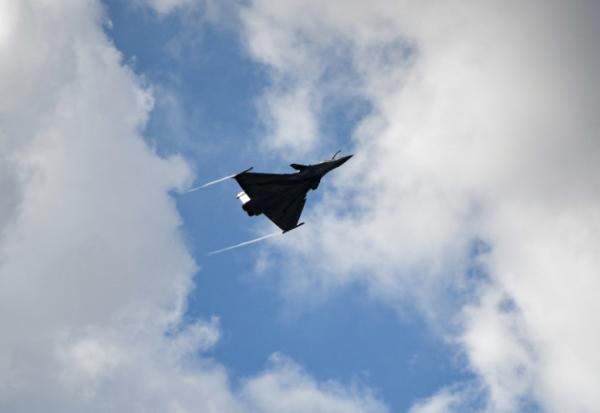 Démonstration d'un Rafale au salon Le Bourget près de Paris, le 23 juin 2023