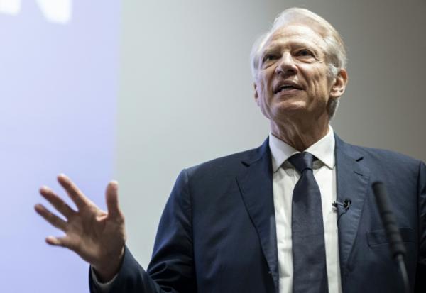 Dominique de Villepin, ancien Premier ministreet candidat potentiel à l'élection présidentielle de 2027, le 12 mai 2026 à Strasbourg