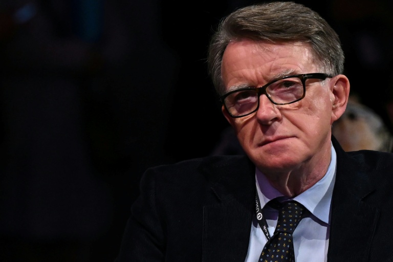 Peter Mandelson lors d'une conférence du parti travailliste à Liverpool, le 26 septembre 2022