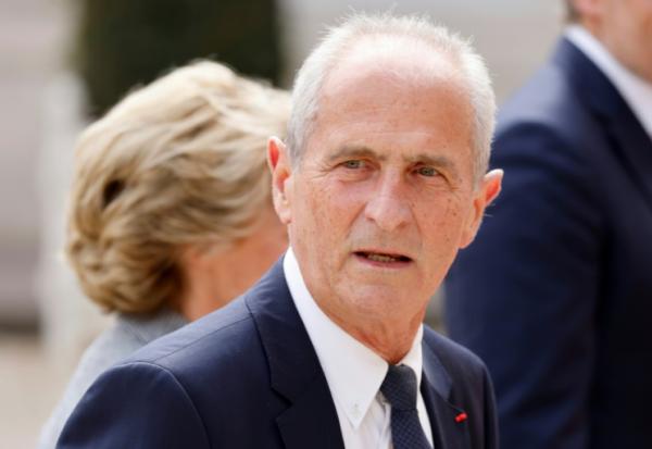 Hubert Falco, alors maire de Toulon, le 7 mai 2022 à Paris