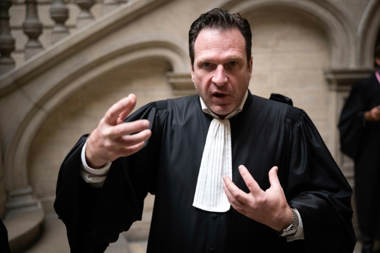 Maître Frédéric Berna, l'un des avocats de Mme Jacob, la grand-tante de Grégory Villemin, le 9 septembre 2025 à Besançon