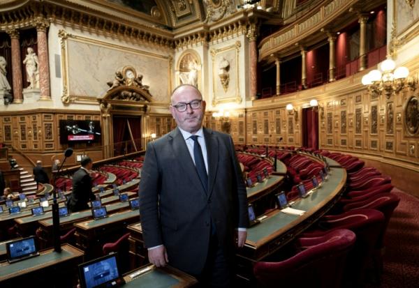 Le sénateur Les Républicains (LR) Laurent Duplomb, le 11 février 2025 au Sénat