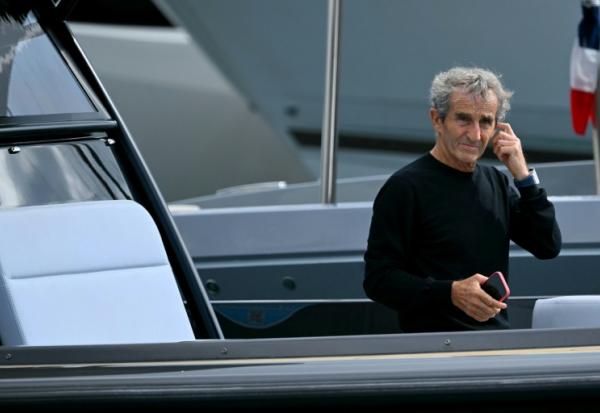 Le pilote français de F1 Alain Prost à Monaco, le 25 mai 2024