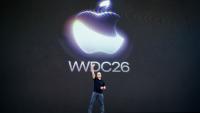 Le PDG d'Apple, Tim Cook, lors de l dernière conférence mondiale des développeurs Apple (WWDC) à l'Apple Park de Cupertino, en Californie, le 8 juin 2026