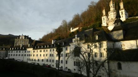 Le complexe scolaire catholique "Le beau rameau" à Lestelle-Betharram, le 21 février 2025 dans les Pyrénées-Atlantiques