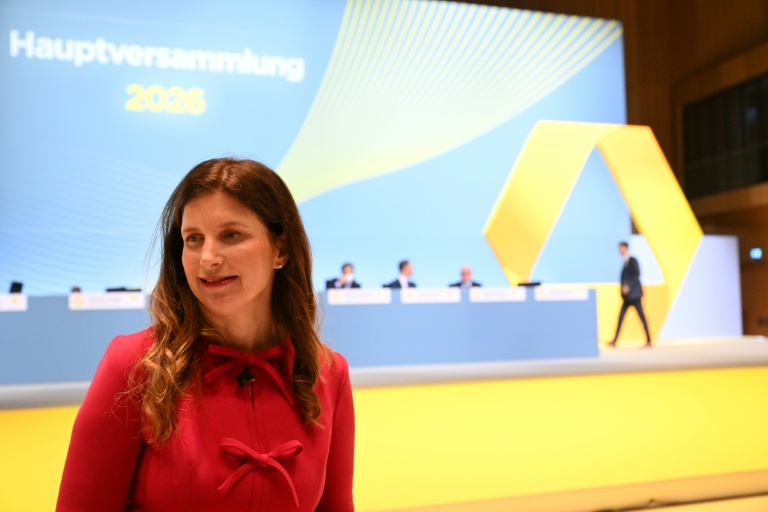 La patronne de Commerznank, Bettina Orlopp, à Wiesbaden en mai 2026