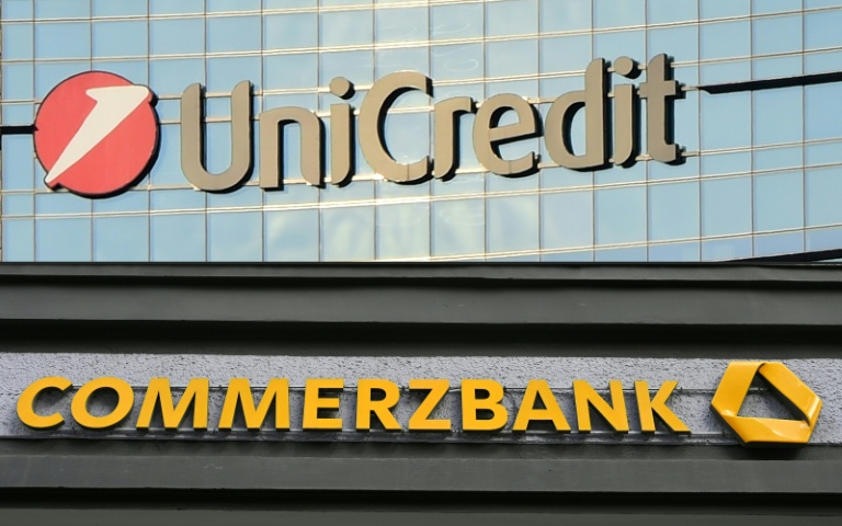 logos des banques UniCredit et Commerzbank