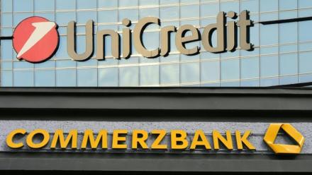 logos des banques UniCredit et Commerzbank