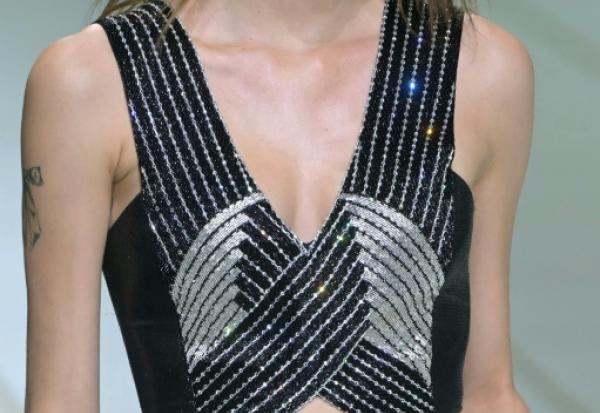 Défilé de la collection printemps-été Giorgio Armani lors de la semaine de la mode, le 27 septembre 2026 à Milan