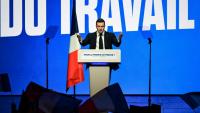 Le président du Rassemblement National (RN), Jordan Bardella, lors du rassemblement "Fête de la nation" à Mâcon, le 1er mai 2026 en Saône-et-Loire