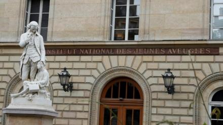 L'Institut national des jeunes aveugles à Paris, qui abrite une partie du campus Louis-Braille inauguré début décembre 2024