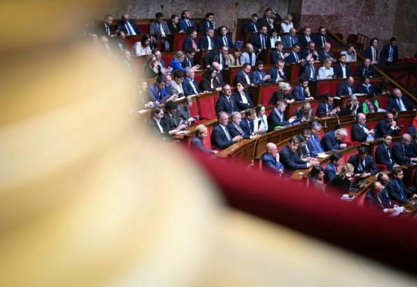 Les députés du RN et de l'UDR à l'Assemblée nationale, le 8 octobre 2026 à Paris