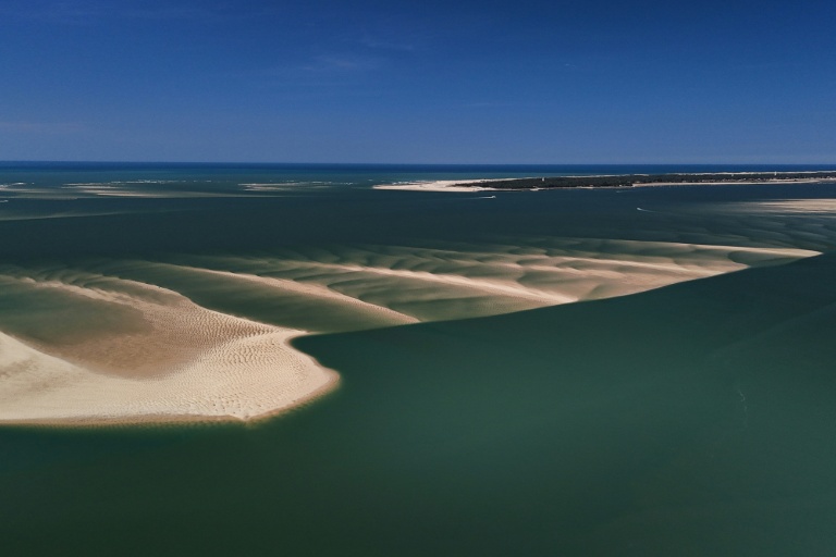 Vue aérienne du banc d'Arguin, îlot 