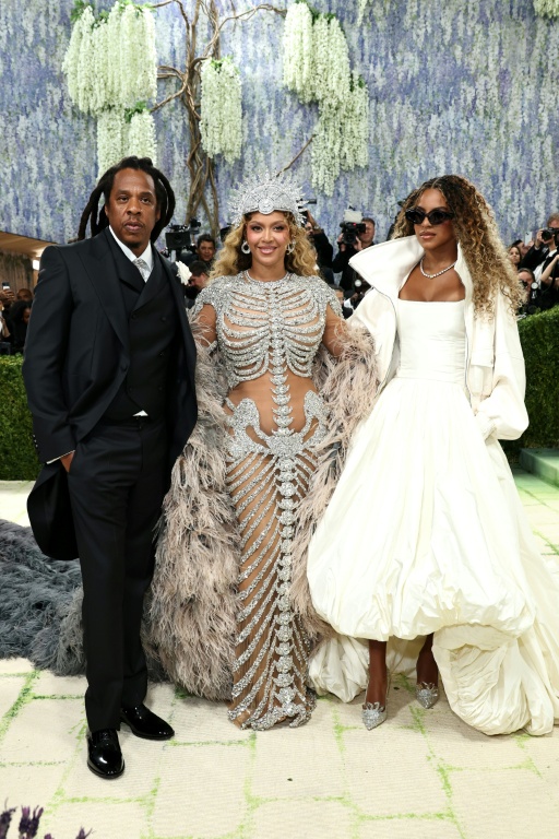 Jay-Z, Beyoncé et leur fille Blue Ivy Carter au Met Gala