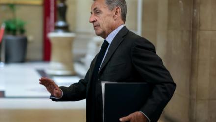 L'ex-président français Nicolas Sarkozy, le 6 mai 2026 au Palais de justice de Paris
