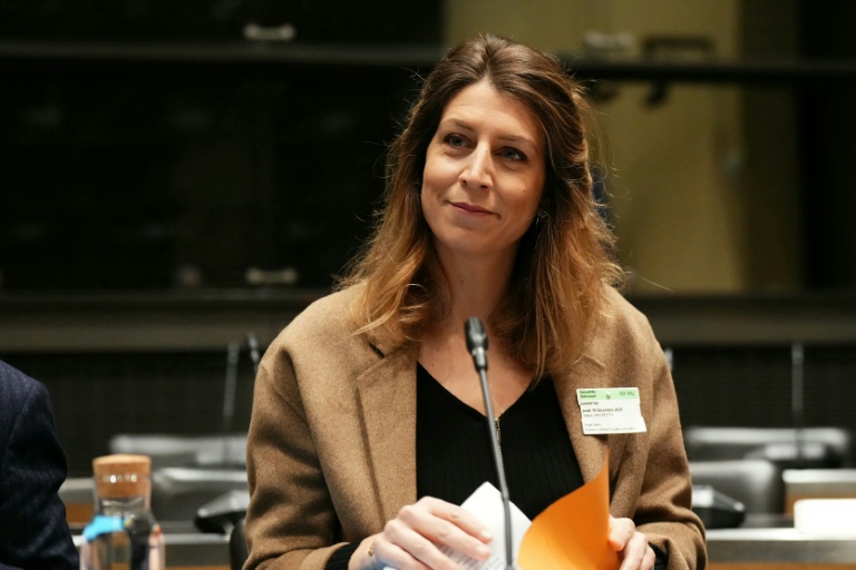 La directrice de France Inter, Adèle Van Reeth, devant la commission d'enquête sur la neutralité, le fonctionnement et le financement de l'audiovisuel public, à l'Assemblée nationale, le 18 décembre 2025