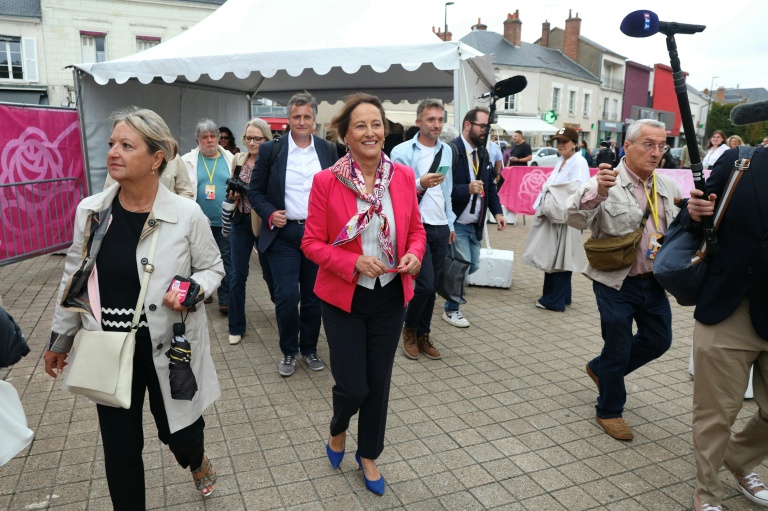 L'ex-candidate à la présidentielle Ségolène Royal, le 29 août 2026 aux journées d'été du PS, à Blois