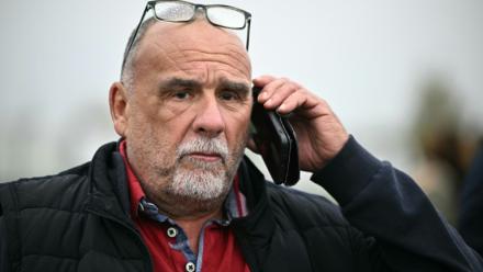 L'ex-président de la chambre d'agriculture du Lot-et-Garonne et militant de la Coordination rurale Serge Bousquet-Cassagne,  le 20 novembre 2024, à Montbartier