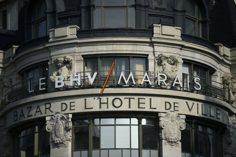 L'immeuble du BHV Marais à Paris.  