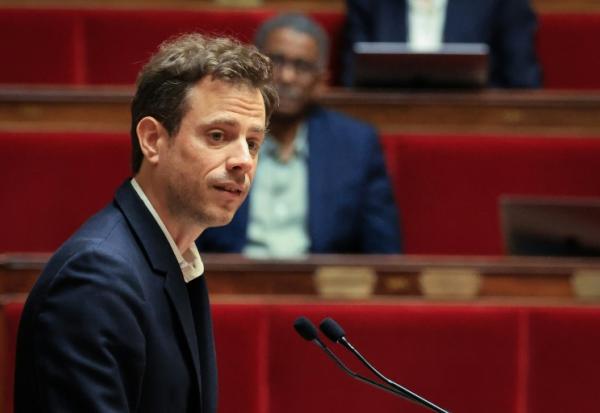 Le député LFI Paul Vannier à l'Assemblée nationale à Paris le 1er juin 2026