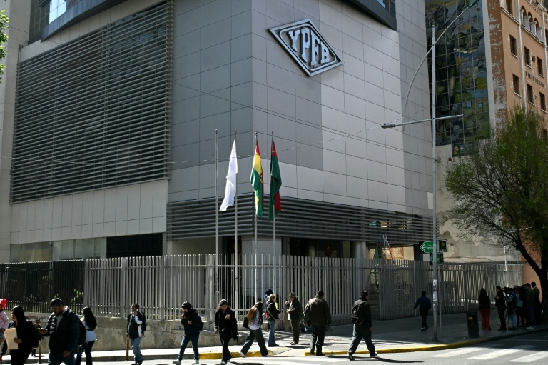 Le siège de la société publique bolivienne Yacimientos Petrolíferos Fiscales Bolivianos (YPFB), le 2 septembre 2026 à La Paz