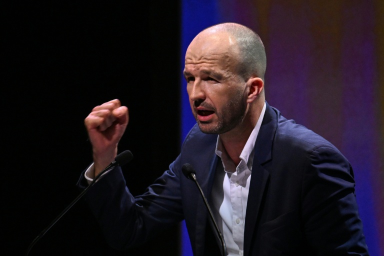 Le coordinateur de La France insoumise Manuel Bompard, à Marseille le 6 décembre 2025