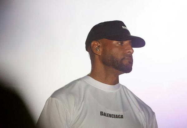 Le rappeur Booba aux Francofolies de La Rochelle, le 15 juillet 2022