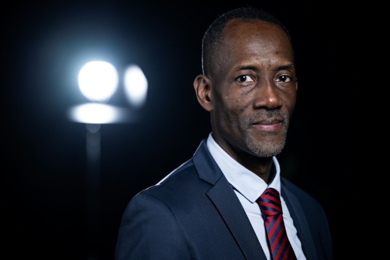 Bally Bagayoko, candidat de La France Insoumise (LFI) à la mairie de Saint-Denis, le 11 décembre 2025 à Paris