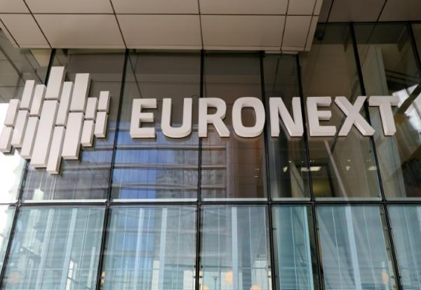 Le siège d'Euronext, société qui gère la Bourse de Paris, dans le quartier d'affaires de La Défense, le 9 octobre 2025