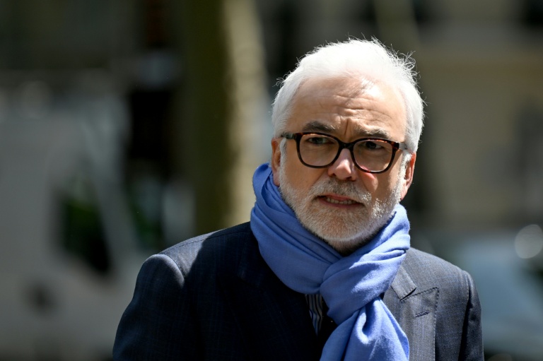 Le présentateur Pascal Praud à Neully-sur-Seine, dans les Hauts-de-Seine, le 22 mai 2025