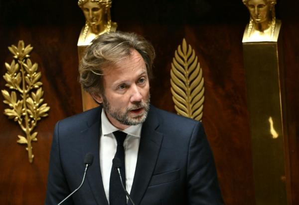 Boris Vallaud, président du groupe PS à l'Assemblée nationale, le 8 septembre 2025, avant le vote de confiance sur le gouvernement Bayrou