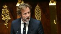 Boris Vallaud, président du groupe PS à l'Assemblée nationale, le 8 septembre 2025, avant le vote de confiance sur le gouvernement Bayrou