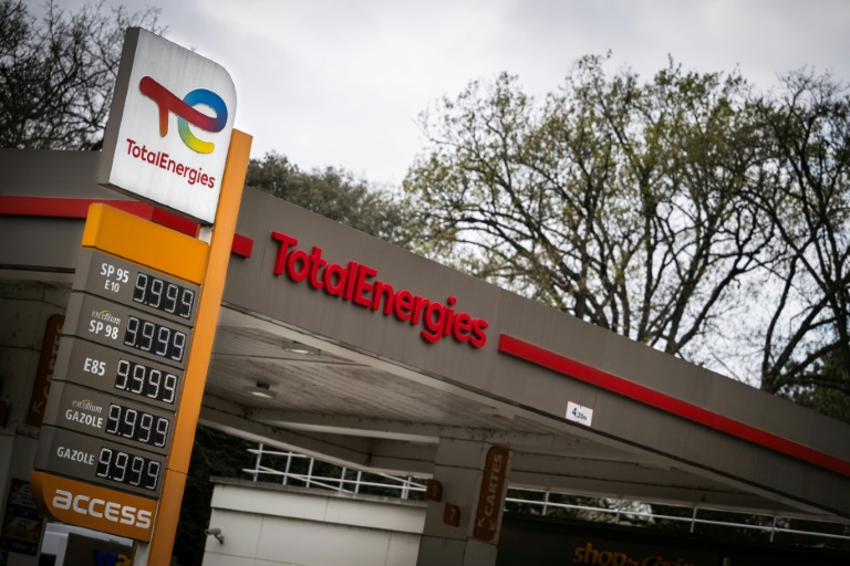 Une station-service TotalEnergies en rupture de stock de carburants à Toulouse, le 3 avril 2026