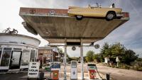 Une station-service à l'ancienne à   Molphey, en Côte-d'Or, le 21 septembre 2026