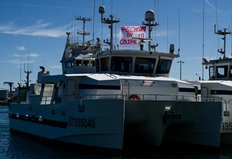 Bateau de pêche à l'entrée du port de Sète, dans l'Hérault, le 14 septembre 2026. 