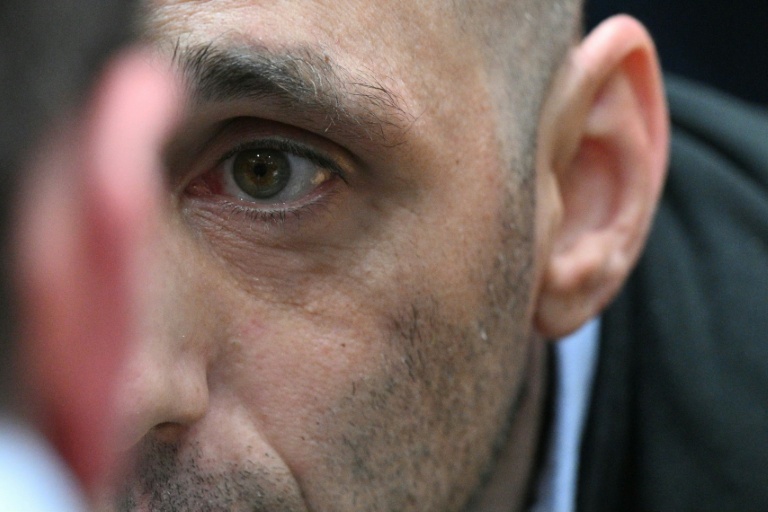 Cédric Jubillar au procès du meurtre de son épouse Delphine, le 23 septembre 2025 à la cour d'assises du Tarn, à Albi