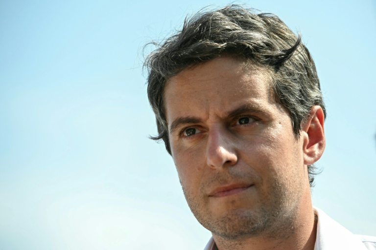 Le secrétaire général de Renaissance Gabriel Attal à Nevers dans la Nièvre le 15 juillet 2026