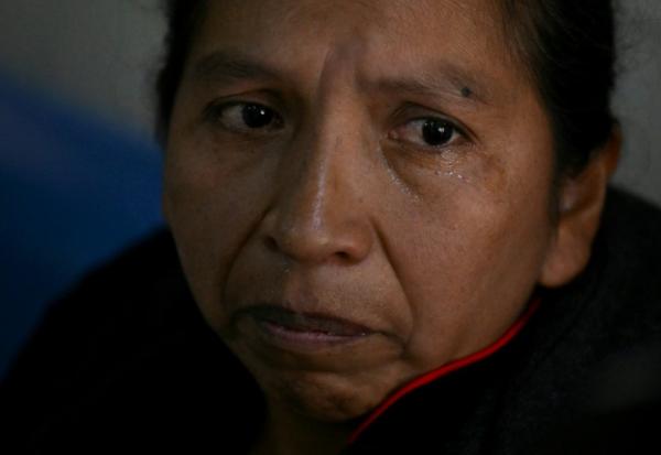Zulma Hinojosa, mère d'un patient de l'Hôpital del Niño à La Paz, en Bolivie, le 26 mai 2026