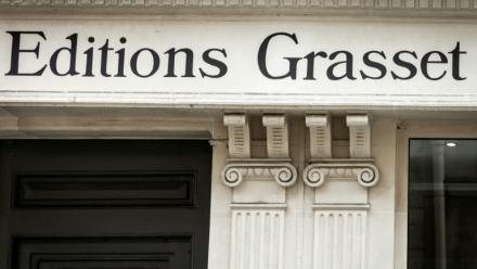 Les éditions Grasset à Paris, le 16 avril 2026