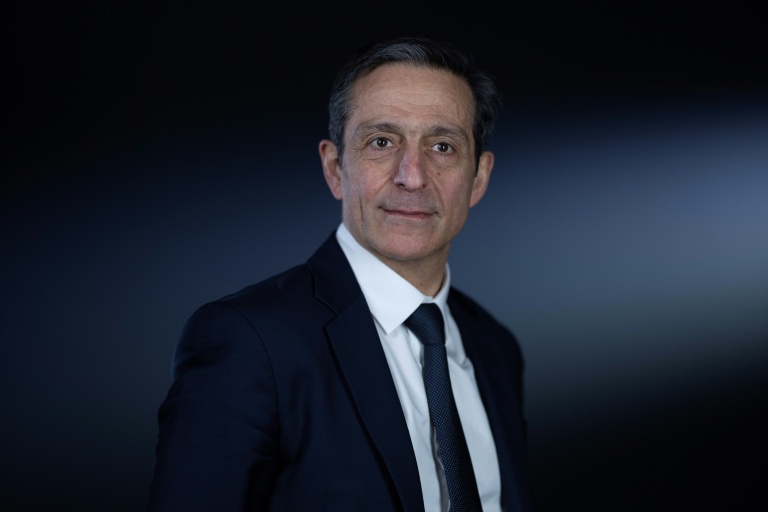 Martin Ajdari, président de l'Autorité de régulation de la communication audiovisuelle et numérique (Arcom), pose le 31 janvier 2025 à Paris