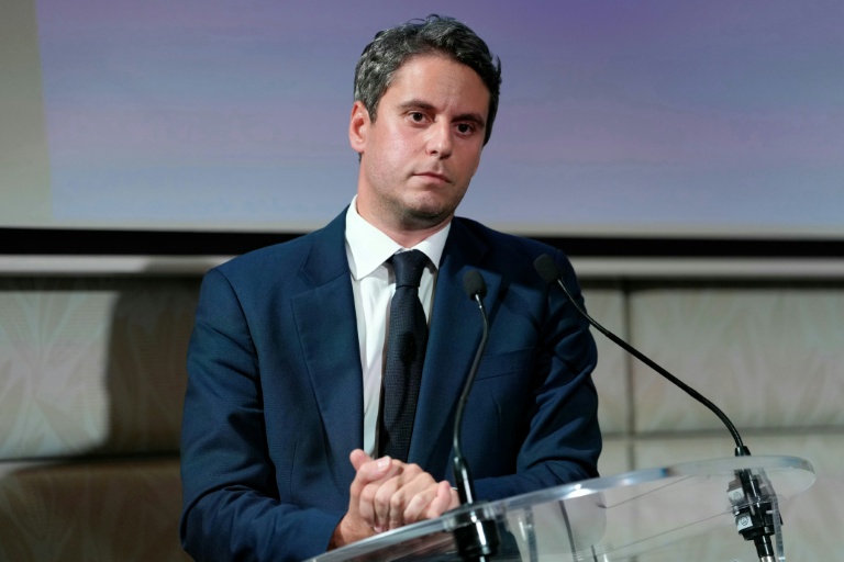 L'ex-Premier ministre macroniste Gabriel Attal, le 14 octobre 2026 à Paris