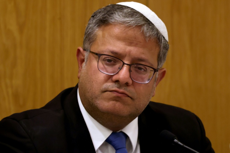 Le ministre israélien de la Sécurité nationale, Itamar Ben-Gvir, le 3 juin 2024 à Jérusalem