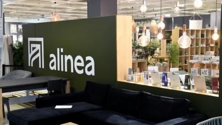 Le magasin Alinea d'Aubagne (Bouches-du-Rhône) en novembre 2020. L'enseigne française d'ameublement de la galaxie Mulliez a été placée jeudi en redressement judiciaire par le tribunal des activités économiques de Marseille, cinq ans après avoir déjà connu le même sort.