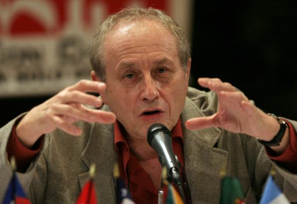 Bernard Cassen, le 24 janvier 2006, à Caracas, au Vénézuela