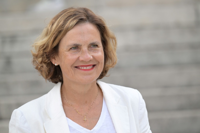 La députée Horizons Béatrice Bellamy, à l'Assemblée nationale, le 10 juillet 2024 à Paris, lors de la journée d'accueil à l'issue du second tour des élections législatives