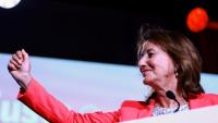 La candidate à la primaire de gauche Ségolène Royal à Alfortville, dans le Val-de-Marne le 22 septembre 2026